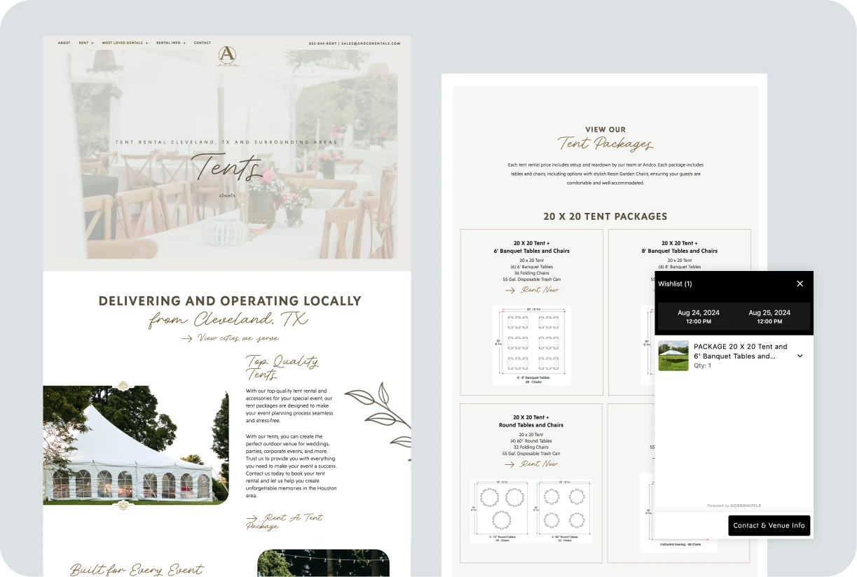andcorentals_website andco-rental-website