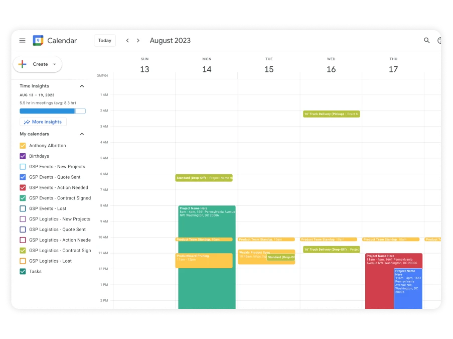goodshuffle_google_calendar_dashboard